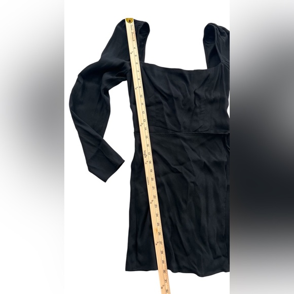 NWT Reformation Rosalie dress black size 2 - Picture 6 of 11